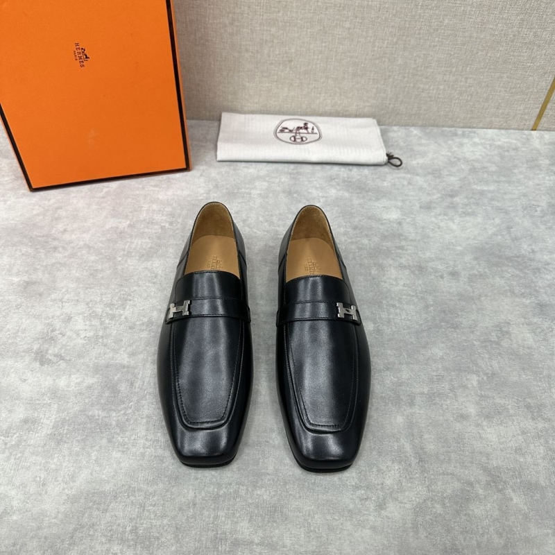 H**mes leather shoes